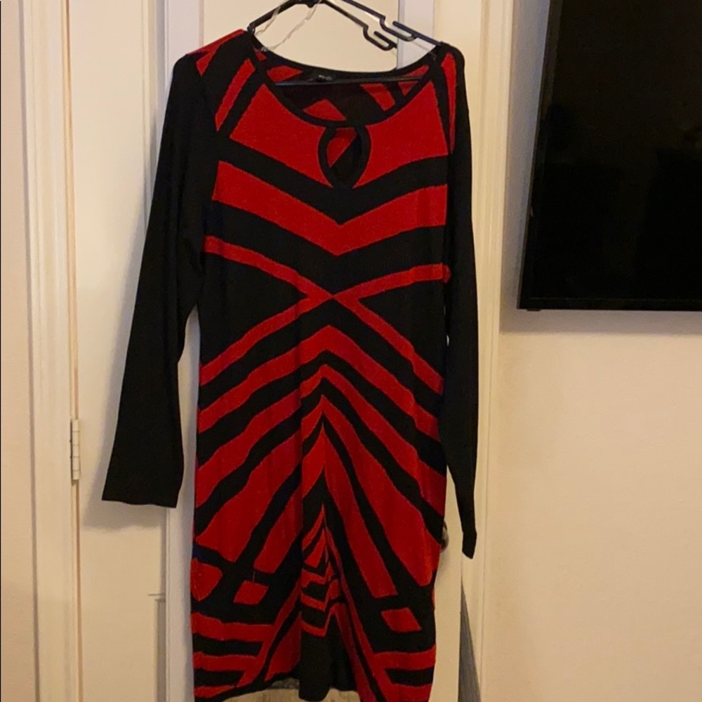 Black and red Derek Heart dress